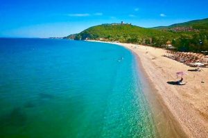 The beach